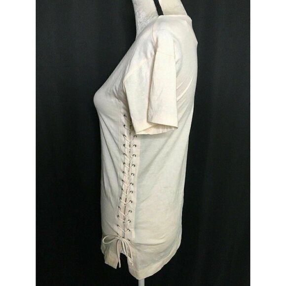 J Crew New Baby Pink Lace Up Short sleeve t shirt - Picture 3 of 7